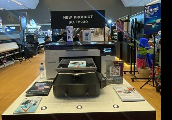 Epson Memperbarui Jajaran Printer Direct-to-Garment dengan SureColor F2230, Solusi DTG yang Ringkas