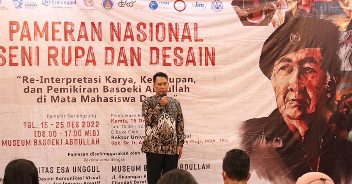 DKV UEU Menyelenggarakan Pameran Nasional Seni Rupa dan Desain Di Museum Basoeki Abdullah