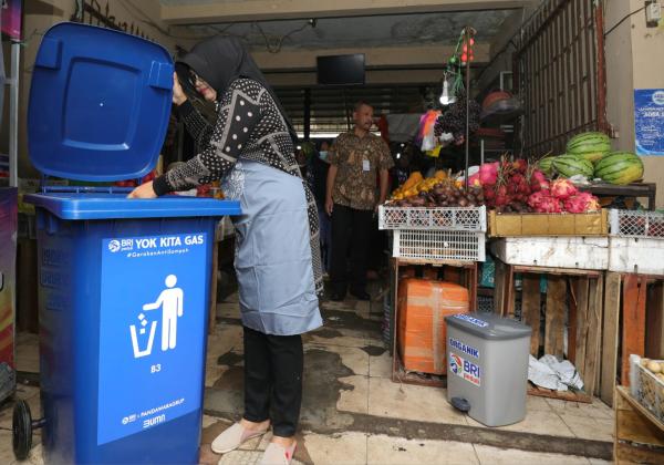 Gerakan Anti Sampah, BRI Peduli Jadikan Pasar Rogojampi Sebagai Pasar Percontohan Pengelolaan Sampah