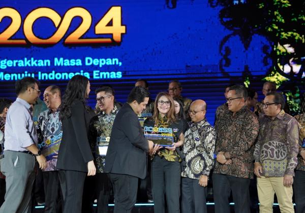 MIND ID Terima Penghargaan Best Corporate Action Handling dalam BCOMSS 2024