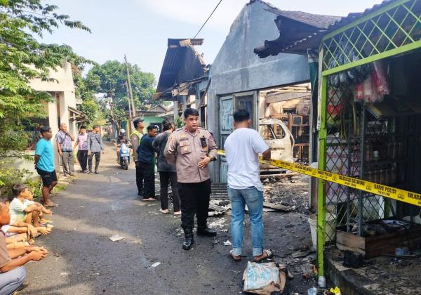 Kebakaran Hebat Terjadi di Tigaraksa Tangerang, Kobaran Api Diduga Akibat Warung Madura Korsleting Listrik