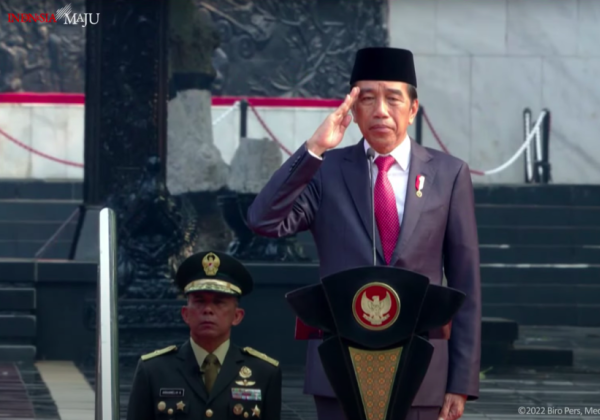 Jokowi Pimpin Upacara Hari Kesaktian Pancasila di Lubang Buaya, Puan Bacakan Ikrar