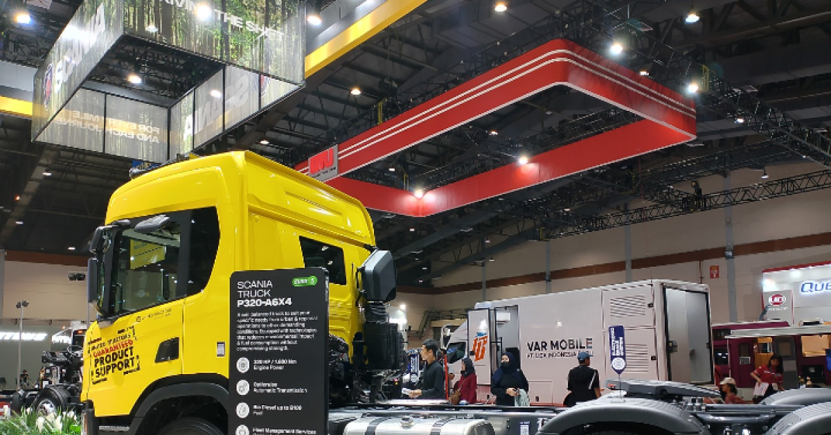 Scania Pamerkan Truk dan Sasis Bus Baru Berstandar Euro 5 di Giicomvec 2024 Jakarta 
