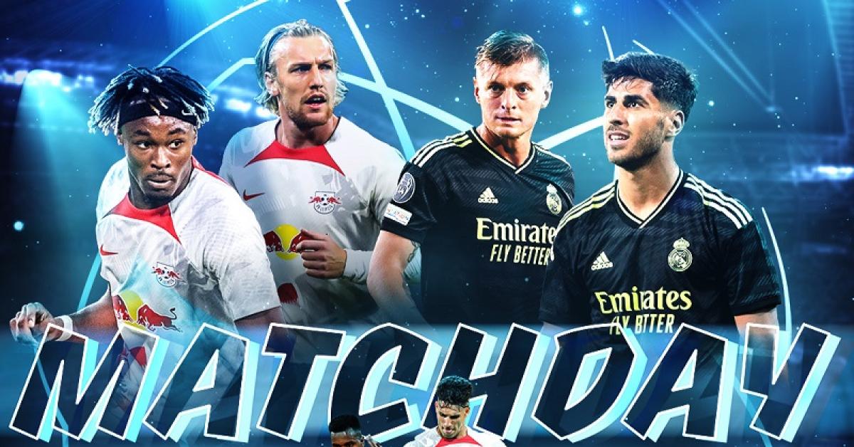 Link Live Streaming Liga Champions 2022/2023: RB Leipzig vs Real Madrid