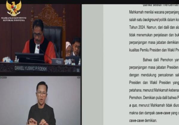 Anies-Muhaimin Tuding Jokowi Dukung Pencalonan Gibran, MK: Dalilnya Tak Cukup Kuat