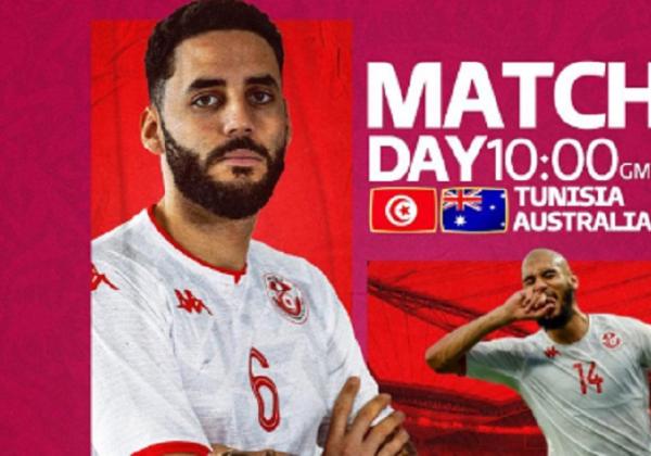 Link Live Streaming Piala Dunia 2022: Tunisia vs Australia