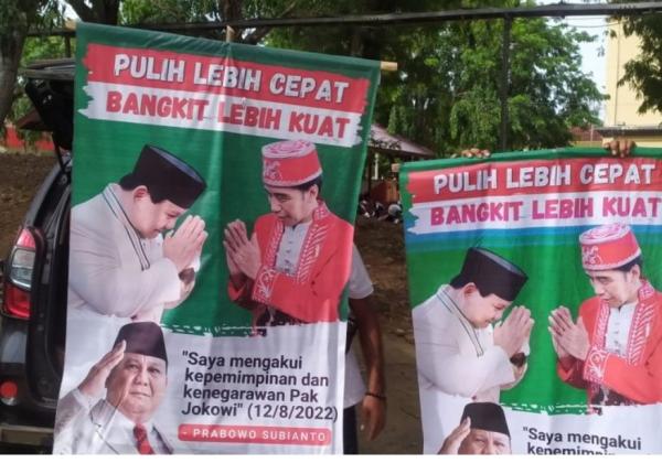 Tersebar Spanduk Prabowo Akui Jokowi Negarawan, Gerindra Geram Mengadu ke Polda