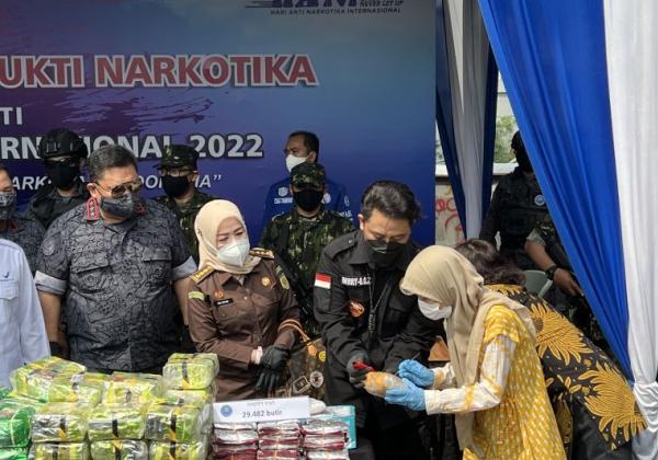 Enam Kasus BNN Dapat 308 Kg Sabu-sabu dan 29.482 Butir Ekstasi