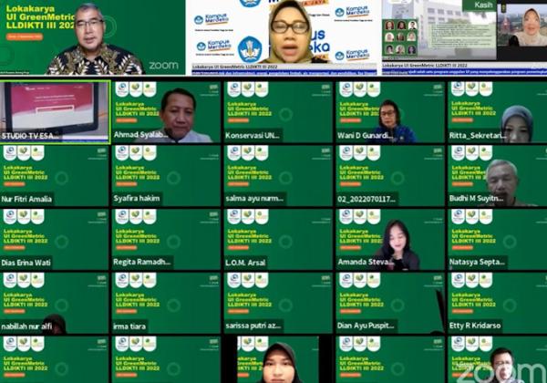 Universitas Esa Unggul Jadi Tuan Rumah Lokakarya UIGreenMetric LLDIKTI III 2022