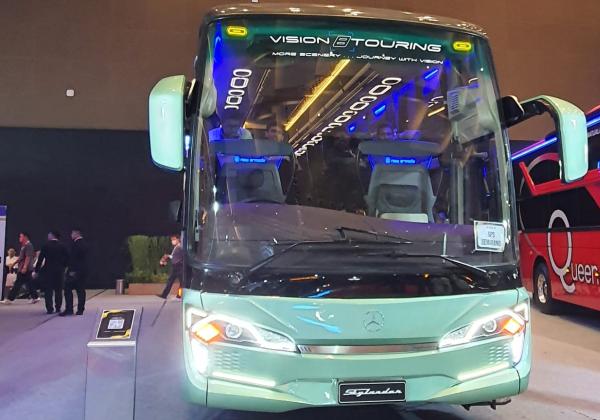 Melihat Kegagahan Skylander R22 Vision 8 Touring, Bus Terbaru yang Diluncurkan New Armada