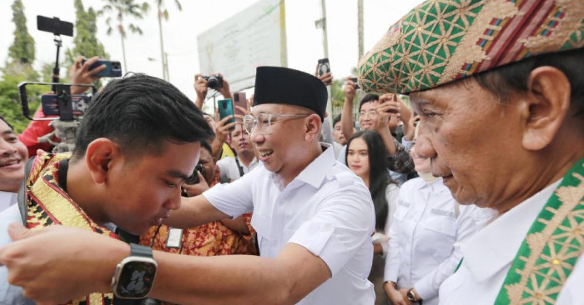 Datangi Kader Koalisi Indonesia Maju di Lampung, Gibran Yakin Menang Satu Putaran