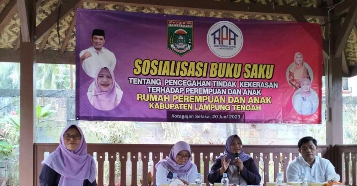 RPA Lampung Tengah Gelar Sosialisasi Buku Saku tentang Pencegahan Tindak Kekerasan Terhadap Perempuan dan Anak