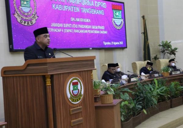 Permintaan Bupati Tangerang pada DPRD, Terkait Sampah, Bangunan, Modal dan Izin Usaha