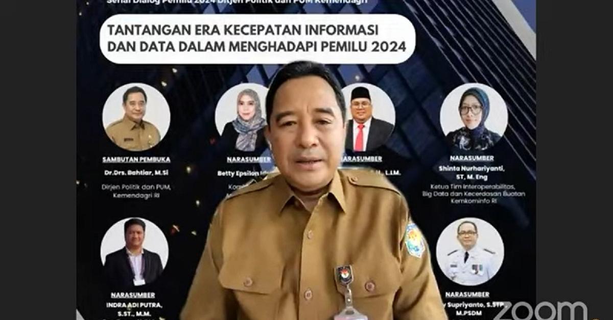 Hadapi Kecepatan Informasi dan Data Jelang Pemilu, Kemendagri Bangun Literasi Digital