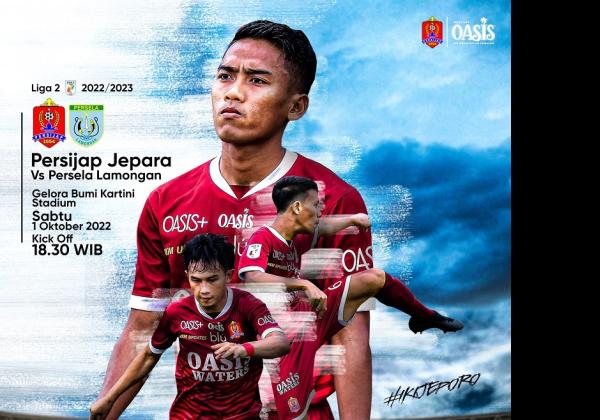 Link Live Streaming Liga 2 2022/2023: Persijap Jepara vs Persela Lamongan