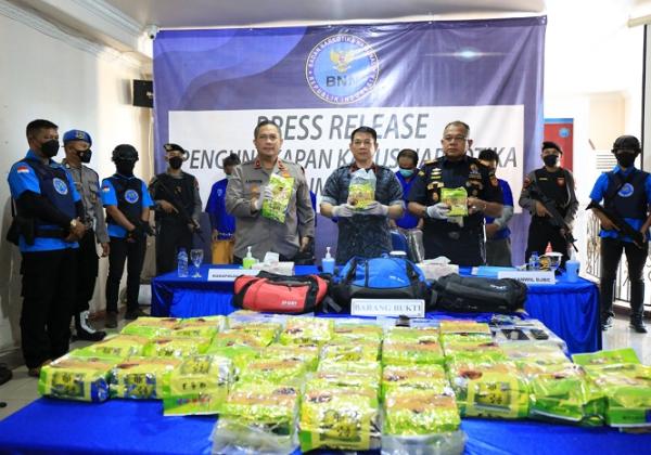 Bea Cukai dan BNN Sita Puluhan Kilogram Narkoba di Dua Wilayah