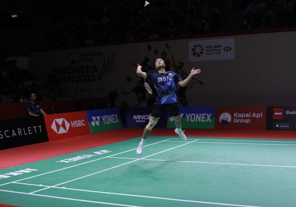BNI Dukung Ginting di Final Indonesia Open 2023
