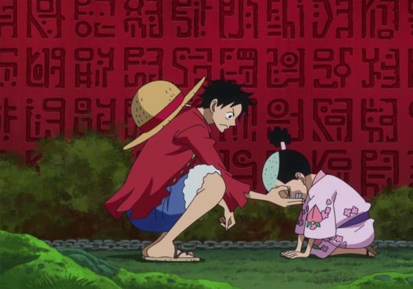Link Anime One Piece 1084: Perpisahan Bajak Laut Topi Jerami dengan Momonosuke