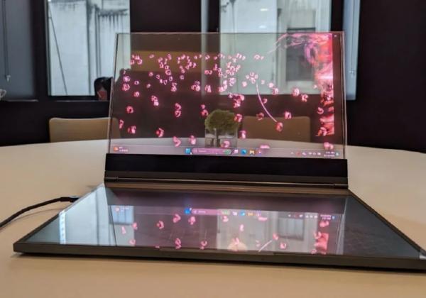 Laptop Transparan Lenovo Mejeng di MWC 2024, Pakai Teknologi Micro LED Hingga Nano Optical Glass