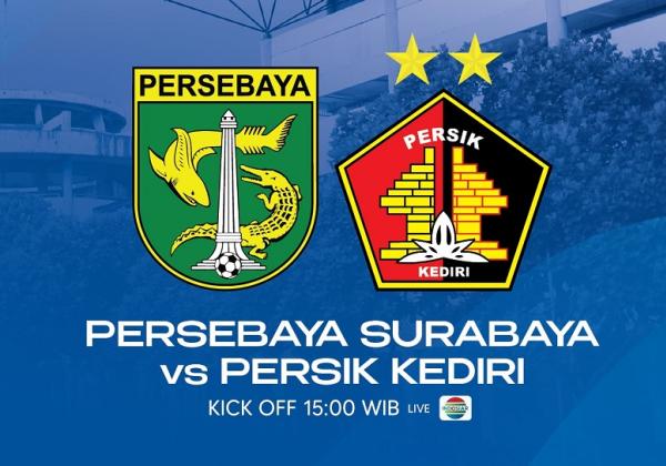 Link Live Streaming BRI Liga 1 2022/2023: Persebaya Surabaya vs Persik Kediri