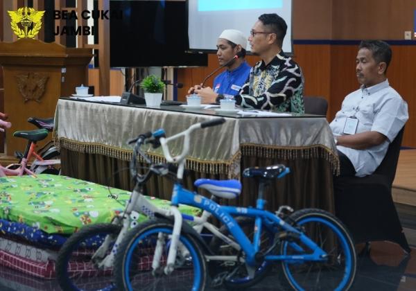 Disetujui, Bea Cukai Hibahkan Barang Eks Penindakan ke Yayasan di Jambi