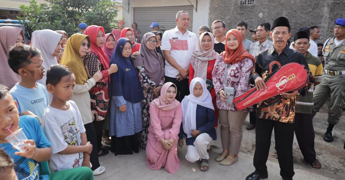 Plt. Wali Kota Bekasi Tinjau Pembangunan Fasilitas Ruang Terbuka di Wilayah Kecamatan Rawalumbu