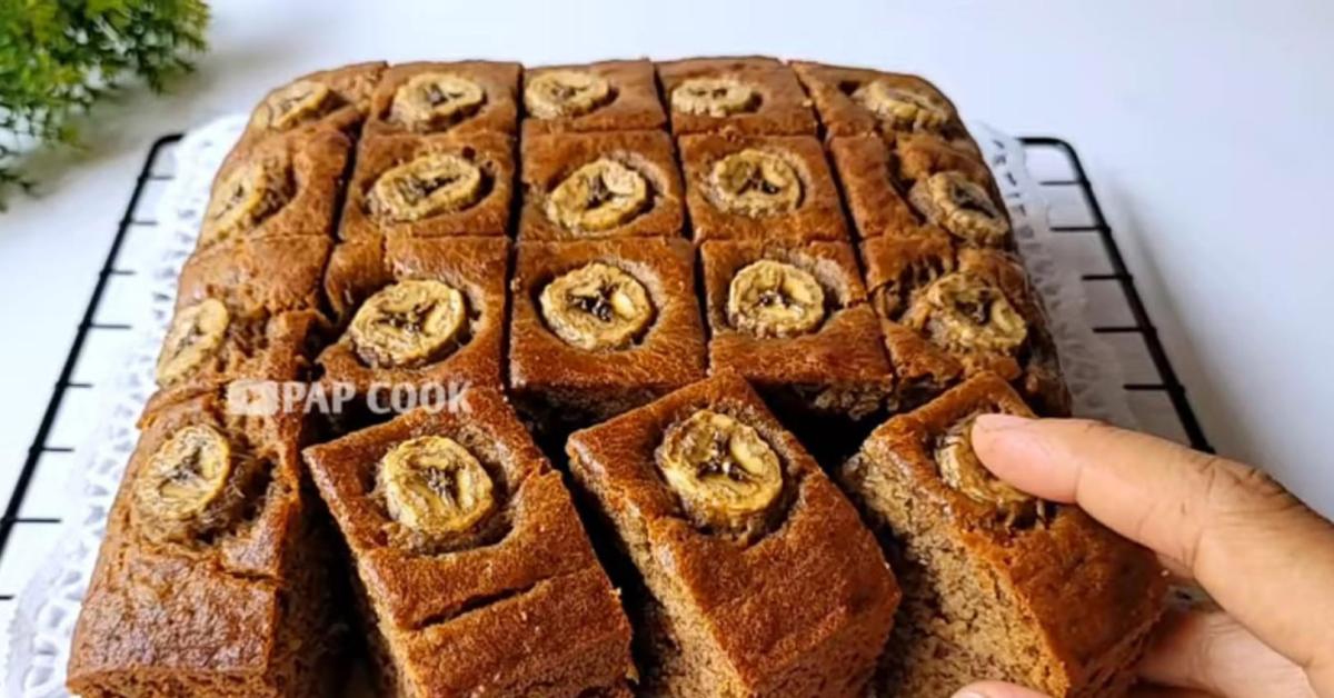 Resep Hari Ini: Bolu Pisang Gula Merah Lembut dan Nikmat Cukup 2 Telur, Dijamin Anti Gagal