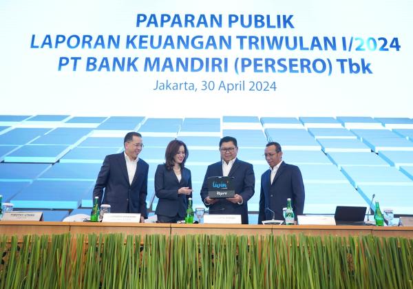 Agresif tapi Prudent, Bank Mandiri Catat Realisasi Kredit Kuartal I 2024 Tembus Rp1.435 Triliun