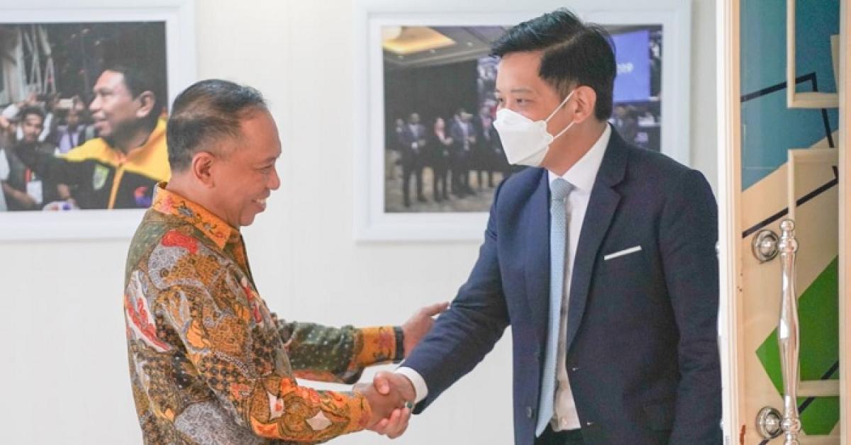 Terima Kunjungan Menteri Singapura, Menpora Bahas Kerja Sama