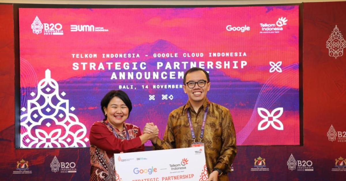 Telkom Indonesia dan Google Cloud Jalin Kolaborasi Strategis