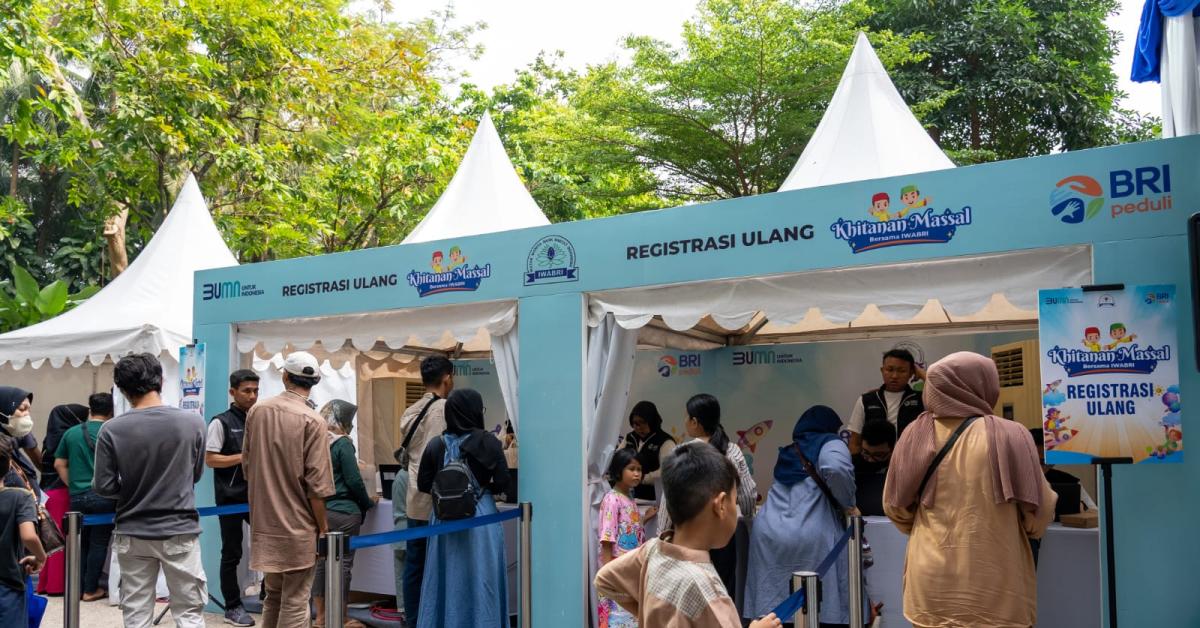 BRI Peduli Gelar Khitanan Massal Kepada 200 Anak di Jakarta