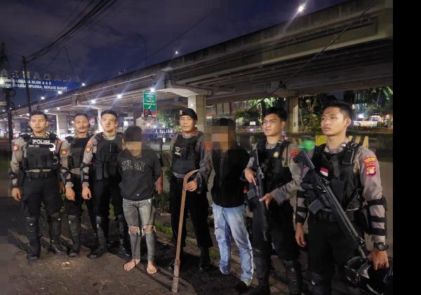 Tawuran di Jalur Kalimalang Kota Bekasi, 2 Remaja Bawa Celurit Diciduk Tim Patroli Presisi