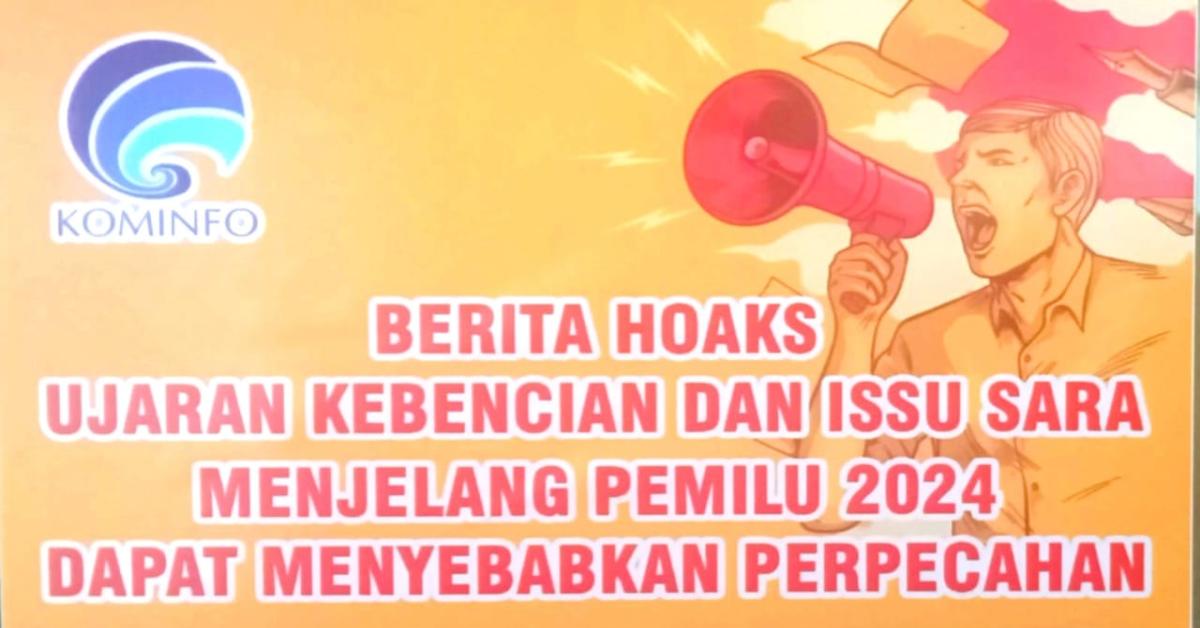 Kadis Kominfotik Provinsi Bengkulu Imbau Masyarakat Makin Cerdas Tangkal Informasi Hoax Jelang Pemilu 2024