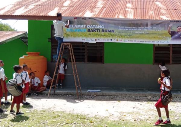 BTN Berkolaborasi dengan 10 Relawan Bakti BUMN Tekan Angka Stunting di Desa Kolbano