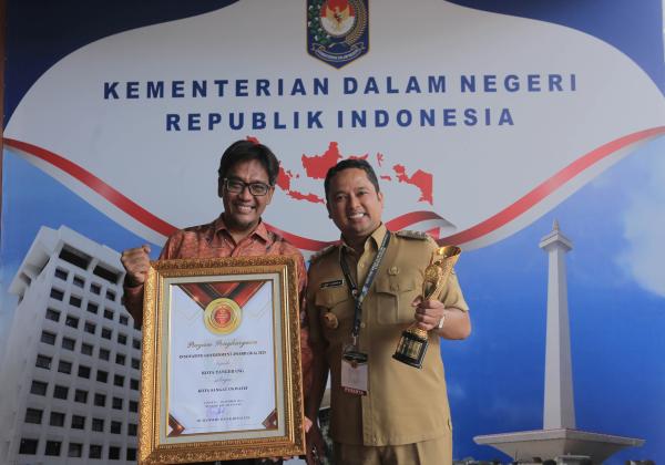 Kota Tangerang Raih Penghargaan Inovasi Daerah Kategori Kota Sangat Inovatif dari Kemendagri