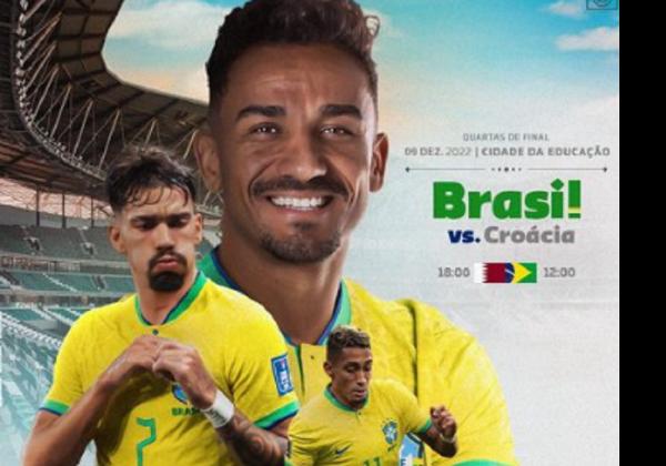 Link Live Streaming 8 Besar Piala Dunia 2022: Kroasia vs Brasil