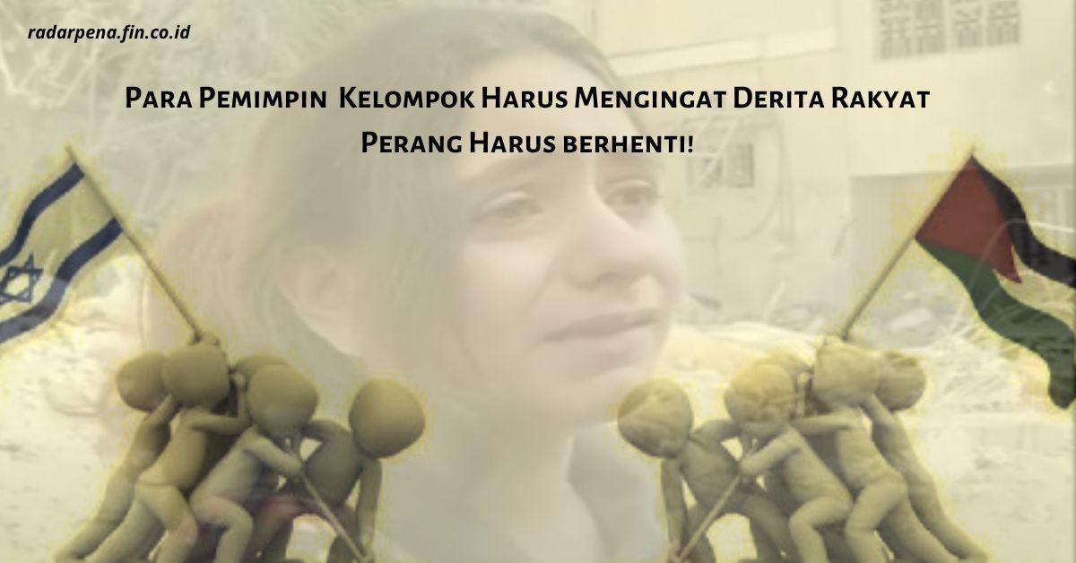 Serangan Israel Ke Palestina Telah Berubah Menjadi Tragedi Kemanusiaan, Meluas Hingga Libatkan Yaman dan Cina