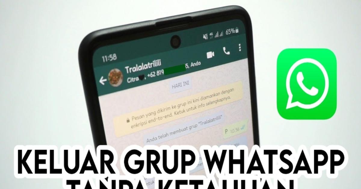 Cara Mudah Keluar Grup WhatsApp Tanpa Ketahuan Anggota Lain, Gak Usah Bingung Cari Alasan