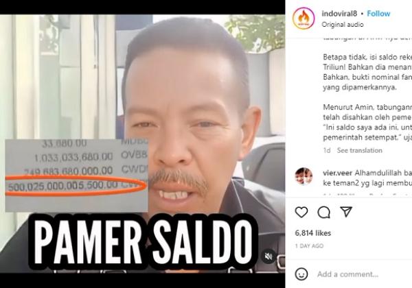 Viral! Video Pria Kalimantan Selatan Pamer Saldo ATM Rp500 Triliun, Sebut-sebut Presiden Jokowi
