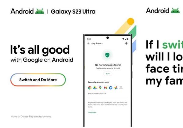 Logo Google Android Baru 3D Sudah Tersedia di Samsung Galaxy S23 Ultra dan Galaxy Z Flip 4?