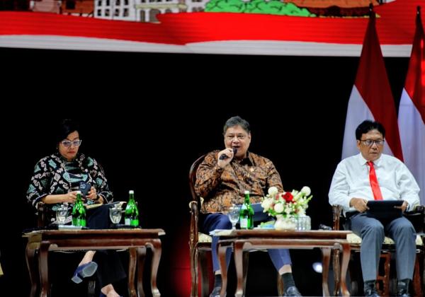 Menko Airlangga Minta Kepala Daerah dan Forkopimda Kendalikan Inflasi