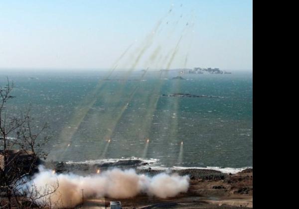 Korea Utara Tembakkan 130 Peluru Artileri menuju Laut Jepang dan Laut Kuning