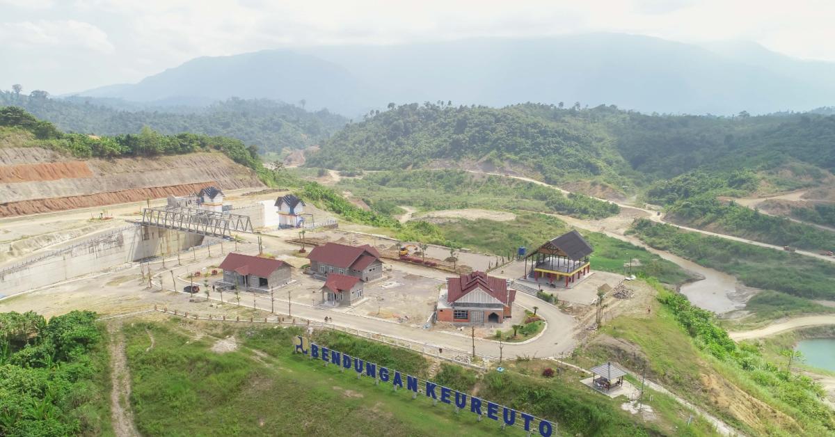 Kurangi Risiko Banjir di Aceh Utara, Abipraya Kebut Pengerjaan Bendungan Keureuto