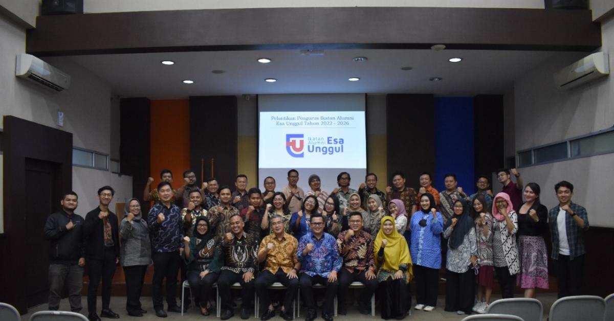 Pengurus Ikatan Alumni Esa Unggul (IAEU) Periode 2022 -2026 Resmi Dilantik