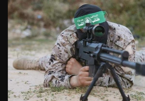 Dor! Sniper ‘Ghoul’ Brigade Al-Qassam Bunuh Perwira Militer Israel di Gaza