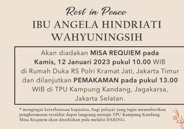 Jenazah Angela Korban Mutilasi di Bekasi Dimakamkan Besok di TPU Kampung Kandang