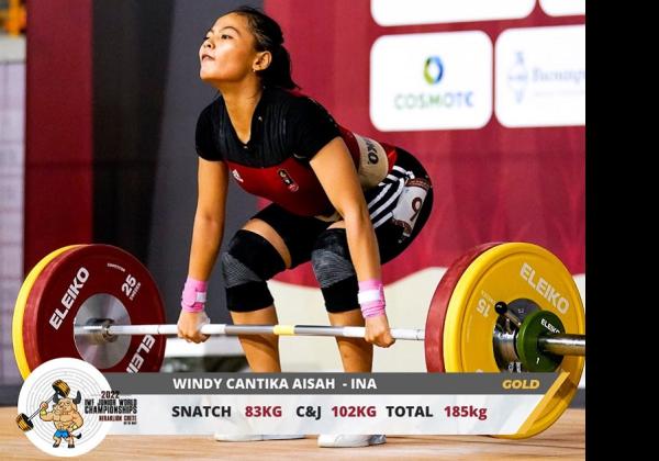 Disorot Ridwan Kamil! Windy Cantika, Lifter Putri Asal Bandung Raih 3 Emas Kejuaraan Dunia Angkat Besi 2022