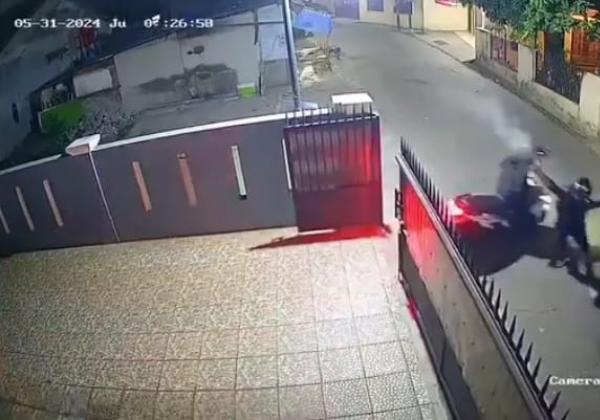 Viral Pencuri Motor Bobol Rumah Warga di Bekasi, Pelaku Sempat Tembakan Senjata Api