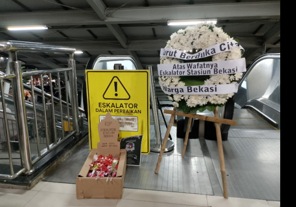 Deretan Fakta Aksi 100 Hari Eskalator Stasiun Bekasi Mati