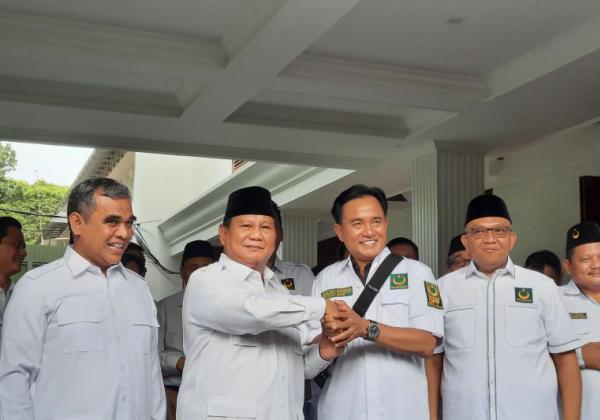 Usai Bertemu Yusril, Prabowo: Kami Bangun Pertemuan Tentukan Cawapres